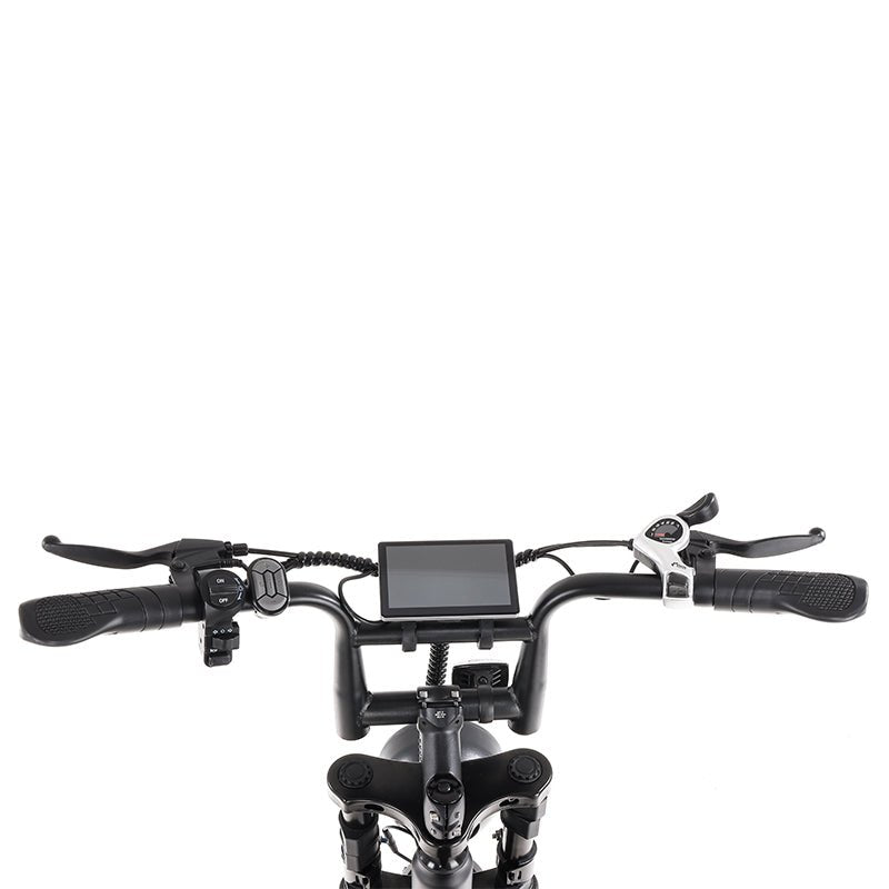 Mini-E-Fatbike C80 – Schwarz – Lenker mit Display