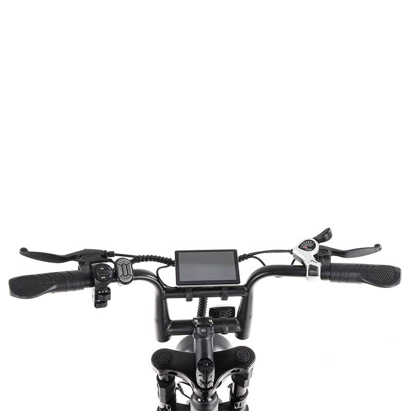 Mini-E-Fatbike C80 – Dunkelblau – Lenker mit Display