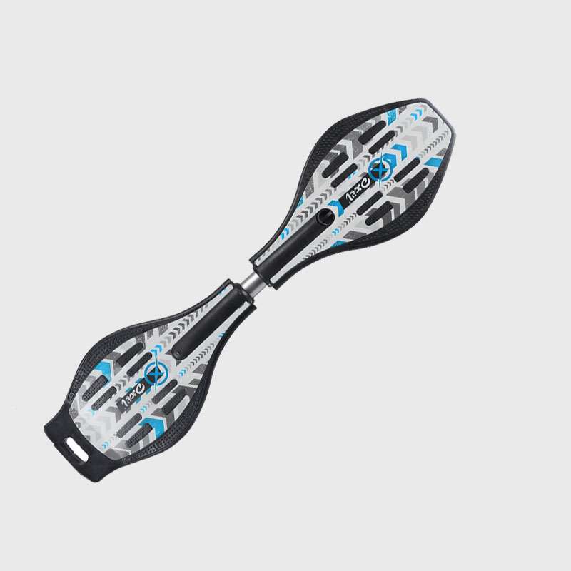Ampes Waveboard Blue Army – Draufsicht auf das Deck