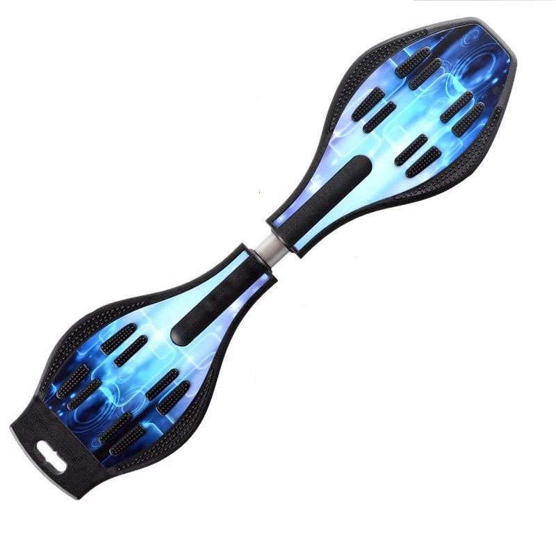 Ampes Waveboard Blue Space – Draufsicht auf das Deck