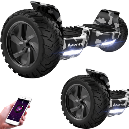 Ampes Offroad-Hoverboard 8,5 Zoll Carbon – Design Camouflage, Ansicht 2