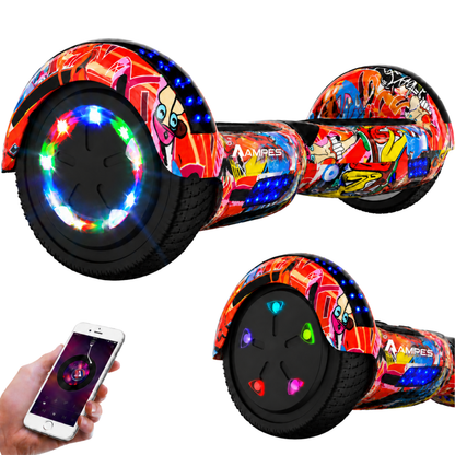 Ampes Hoverboard 6,5 Zoll – Farbvariante Graffiti