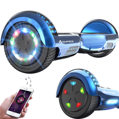 Ampes Hoverboard 6,5 Zoll – Farbvariante Chrom Blau