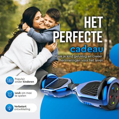 Ampes Hoverboard - Chroom Blauw | Afbeelding 1