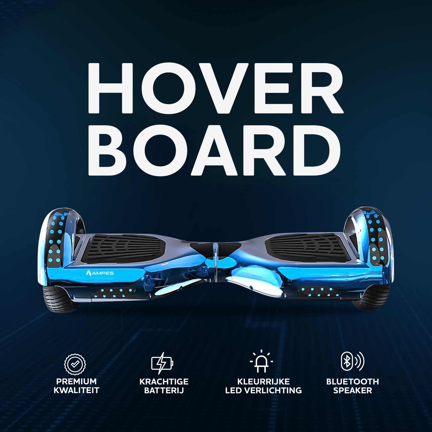 Ampes Hoverboard 6,5 inch blauw specificaties