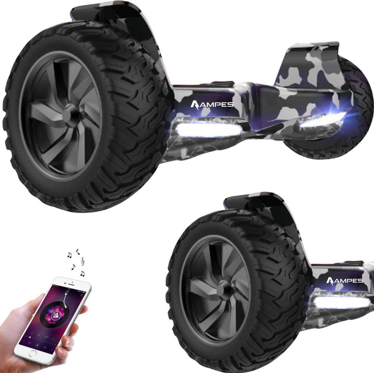 Ampes Offroad-Hoverboard 8,5 Zoll Carbon – Design Camouflage